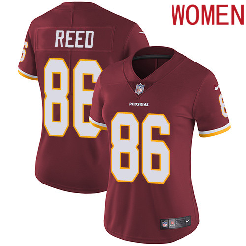 2019 Women Washington Redskins #86 Reed red Nike Vapor Untouchable Limited NFL Jersey->women nfl jersey->Women Jersey
